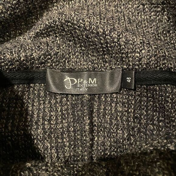 P P&M Exterior Black Dress EU Size 46 US 8 - Picture 11 of 11